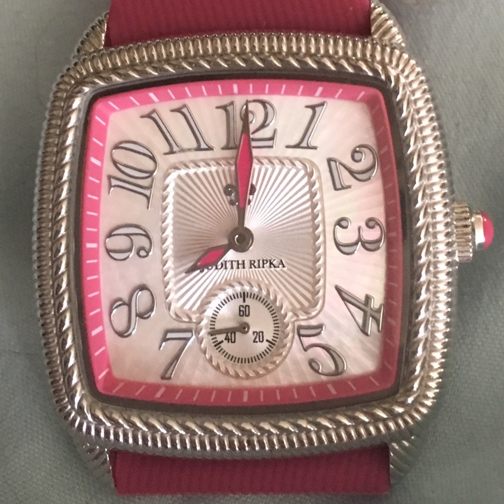Judith Ripka Silicone Watch